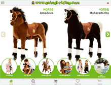 Tablet Screenshot of animal-riding.com